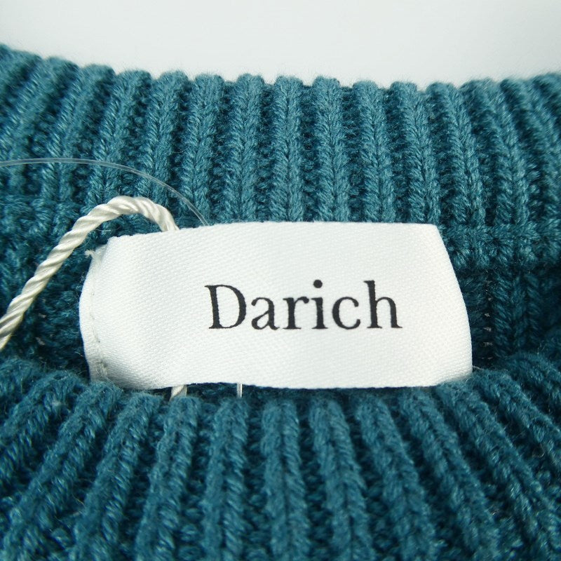 【中古】Darich | ダーリッチ ケーブルニットフレアミニワンピース ワンピース 112324048 ブルー