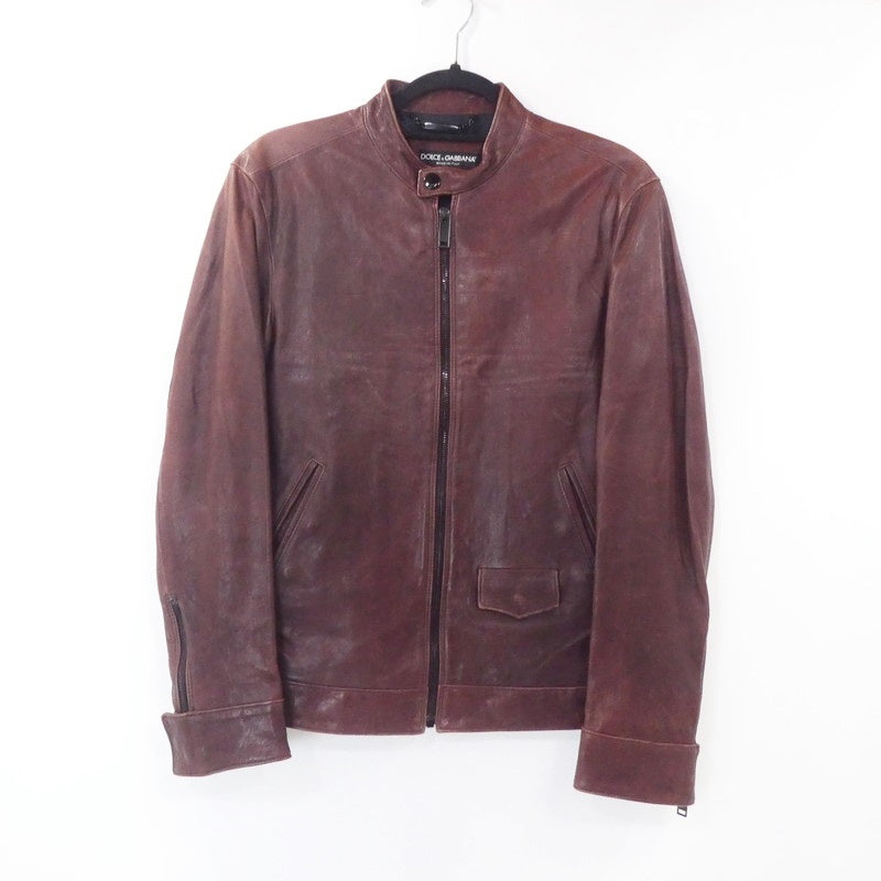 【中古】DOLCE & GABBANA | ドルチェアンドガッバーナ レザー G9K39L/FULQ3 ブラウン サイズ:44