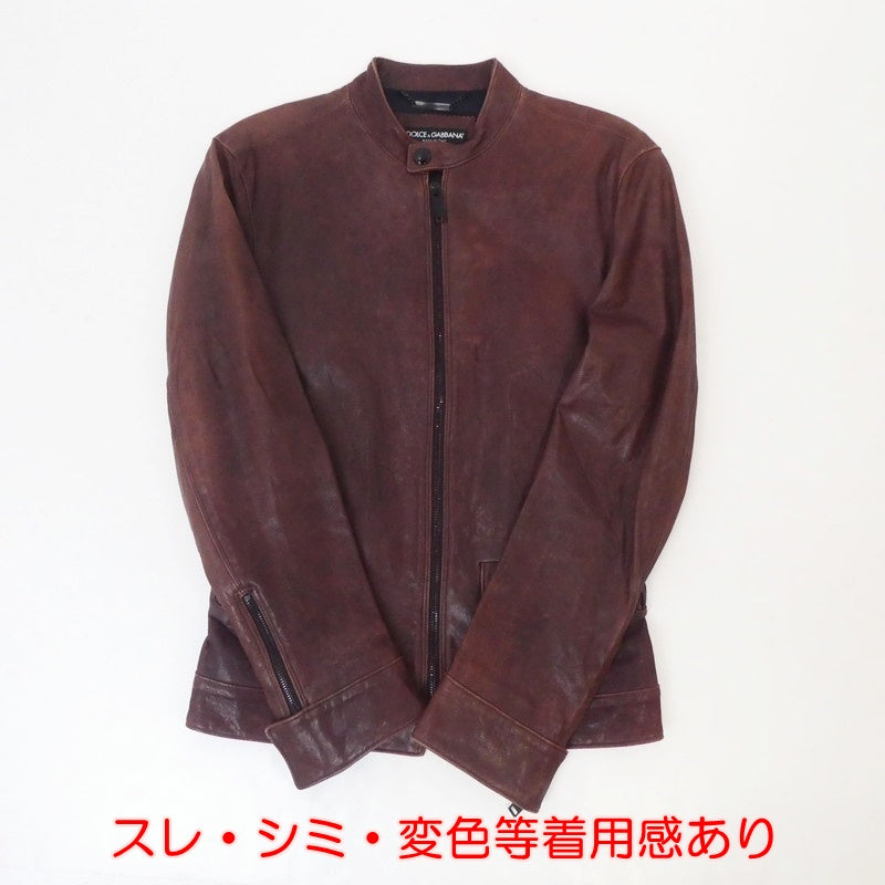 【中古】DOLCE & GABBANA | ドルチェアンドガッバーナ レザー G9K39L/FULQ3 ブラウン サイズ:44
