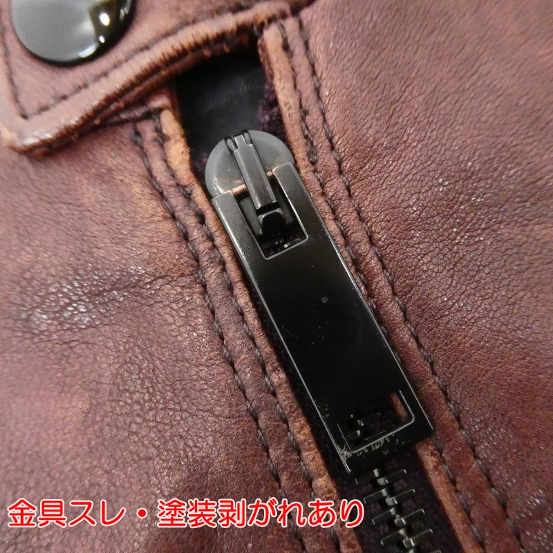 【中古】DOLCE & GABBANA | ドルチェアンドガッバーナ レザー G9K39L/FULQ3 ブラウン サイズ:44