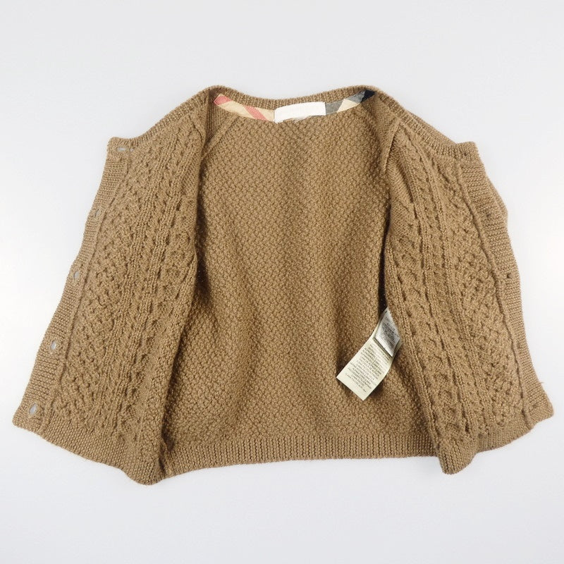 【中古】BURBERRY CHILD | バーバリーチャイルド カーディガン C8N17-635-40 ブラウン