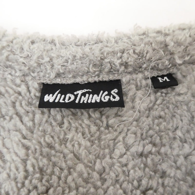 【中古】WILD THINGS | ワイルドシングス MONSTER FLEECE CARDIGAN カーディガン 11FWWT12 - サイズ:M