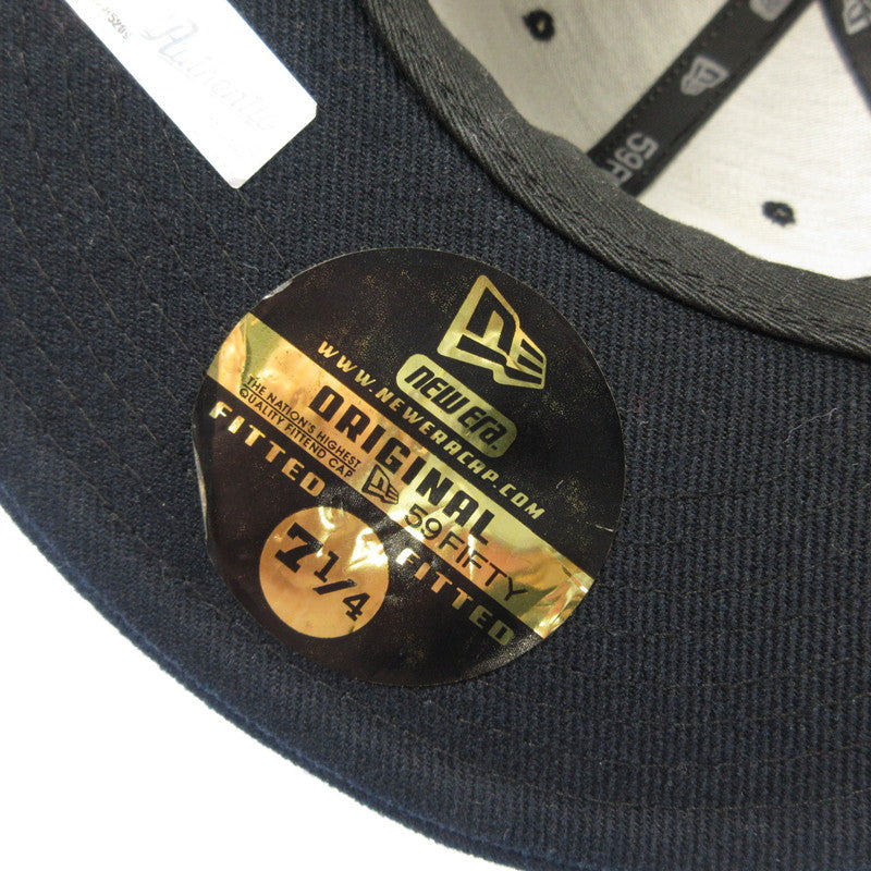 【中古】NEW ERA | ニューエラ NEW YORK YANKEES キャップ 旧ロゴ ネイビー
