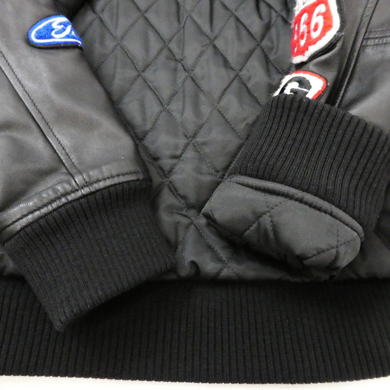 【中古】HYSTERIC GLAMOUR | ヒステリックグラマー VARSITY JACKET スタジャン 05194510 ブラック サイズ:2
