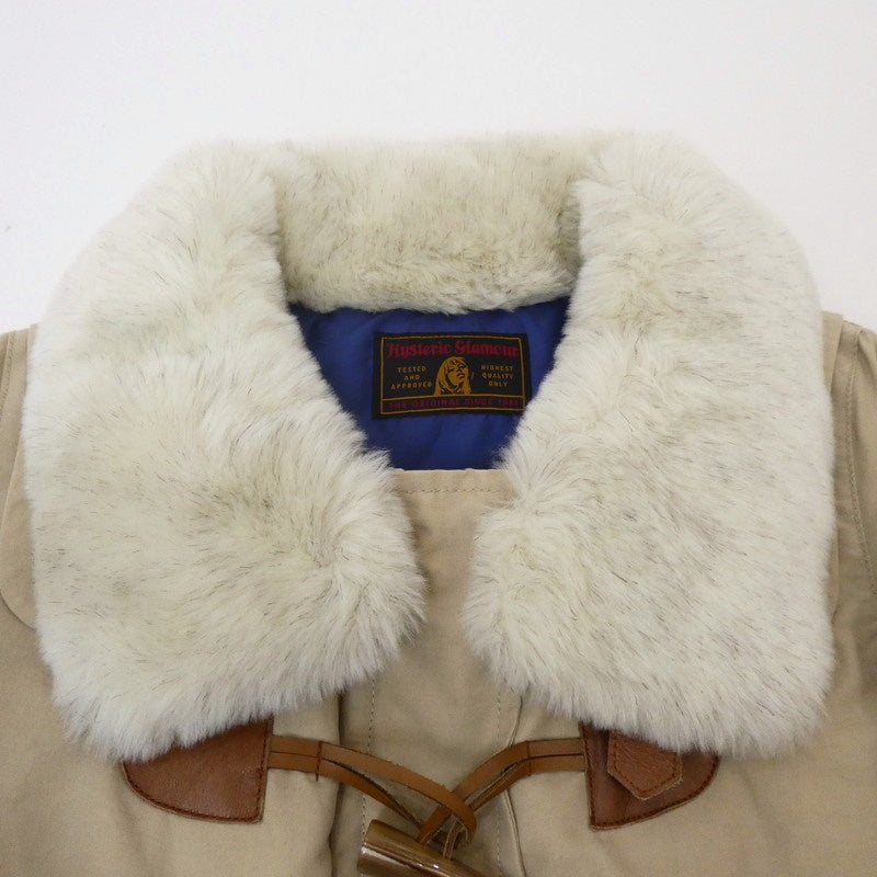 【中古】HYSTERIC GLAMOUR | ヒステリックグラマー ダウンジャケット 0134AC02 ベージュ