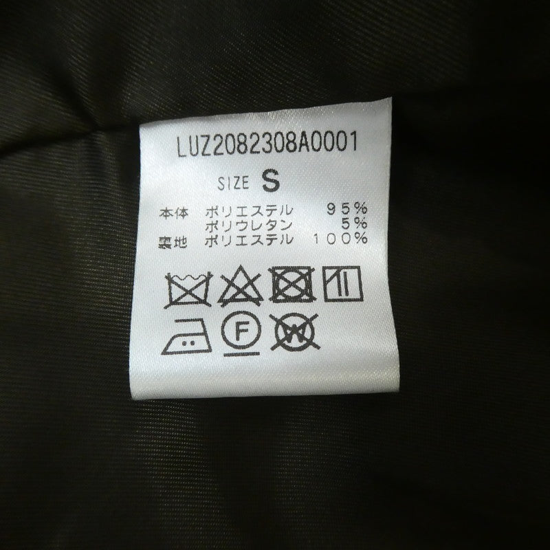 【中古】Lui's | ルイス チェックビッグシルエット ロングコート トレンチコート LUZ2082308A0001 ブラウン サイズ:S