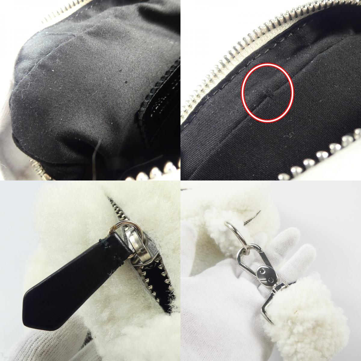 【中古】 Small Shearling Bag With Diamond ショルダーバッグ 2021A/W ホワイト