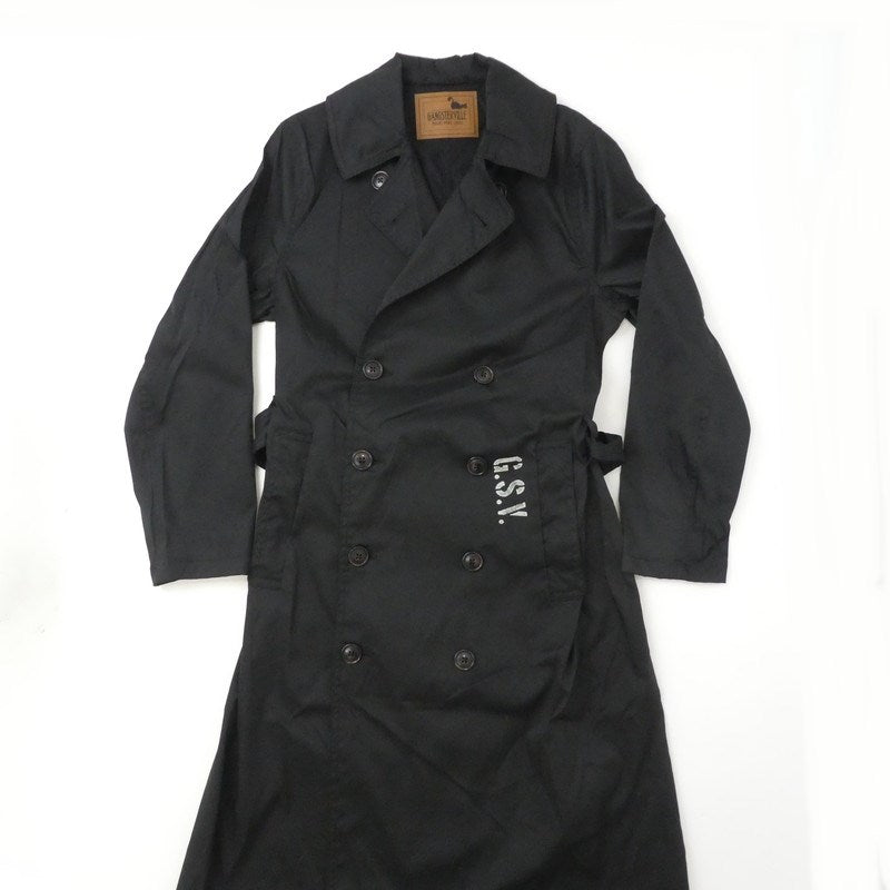 【中古】GANGSTERVILLE(GLAD HAND) | ギャングスタービルギャングスターヴィル BENJAMIN トレンチコート GSV-20-SS-01 ブラック サイズ:S