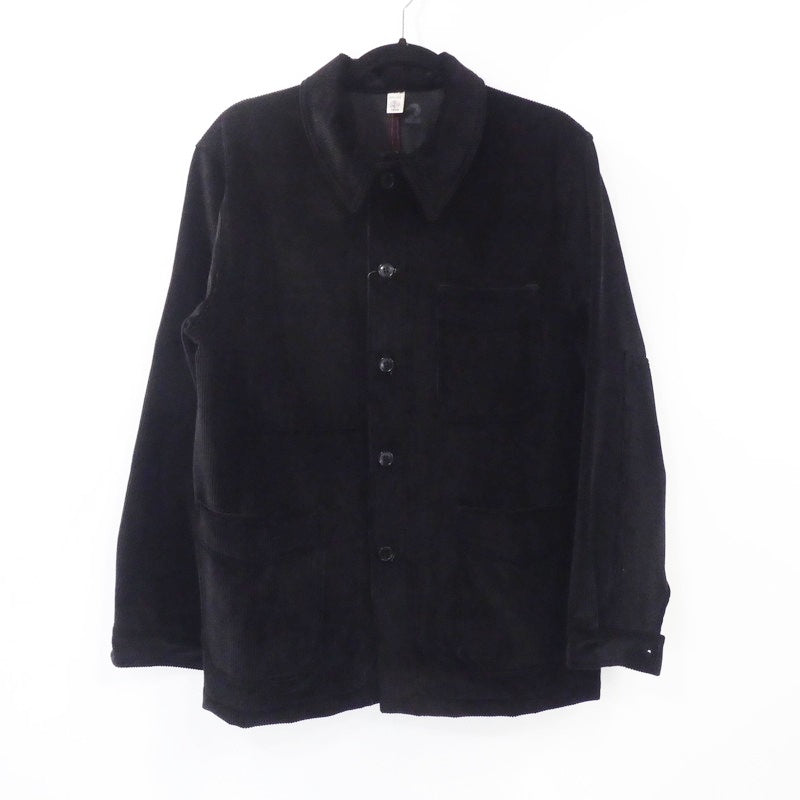 【中古】 LA VESTE RAIE カバーオール ブラック サイズ:2