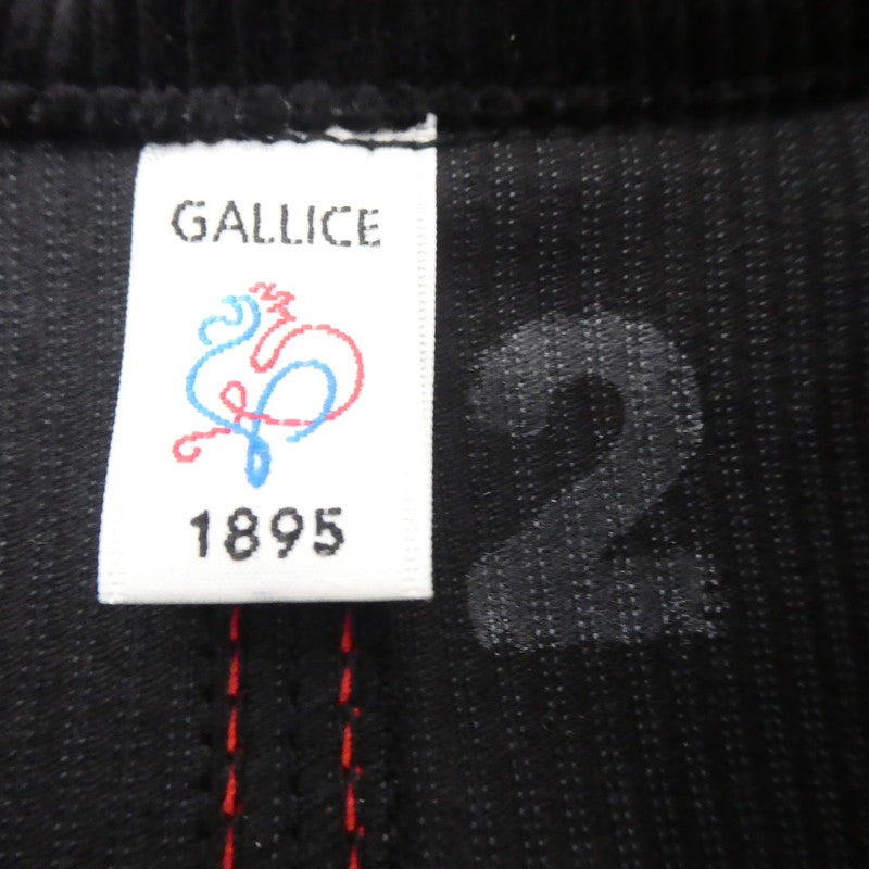 【中古】 LA VESTE RAIE カバーオール ブラック サイズ:2