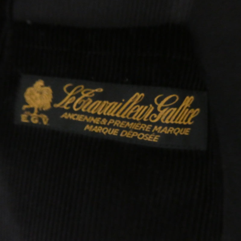 【中古】 LA VESTE RAIE カバーオール ブラック サイズ:2