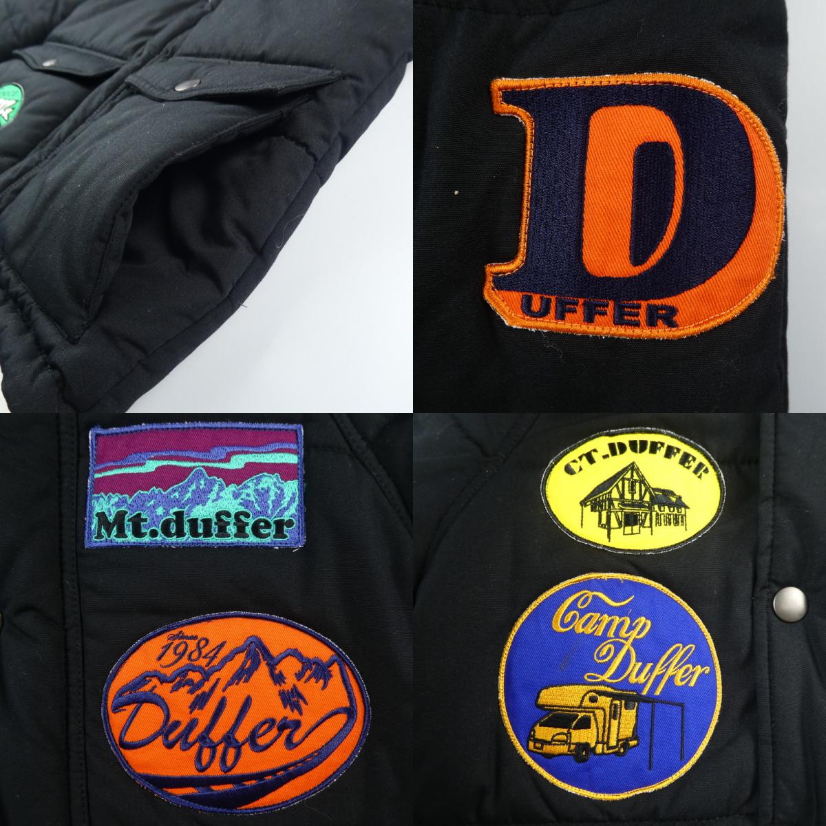 【中古】The DUFFER of ST.GEORGE | ザダファーオブセントジョージ 中綿ジャケット 297014 ブラック サイズ:S