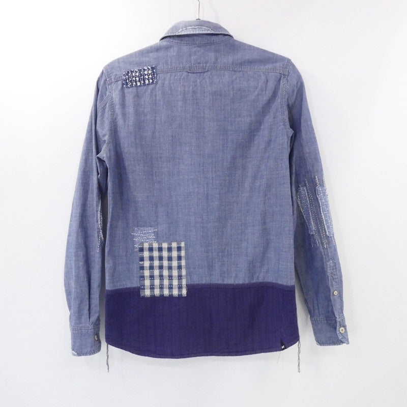 【中古】DENHAM | デンハム FORD BORO SHIRT ASC 長袖シャツ インディゴ サイズ:M