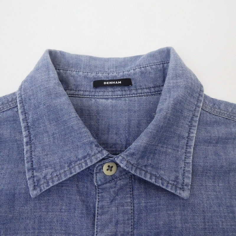 【中古】DENHAM | デンハム FORD BORO SHIRT ASC 長袖シャツ インディゴ サイズ:M