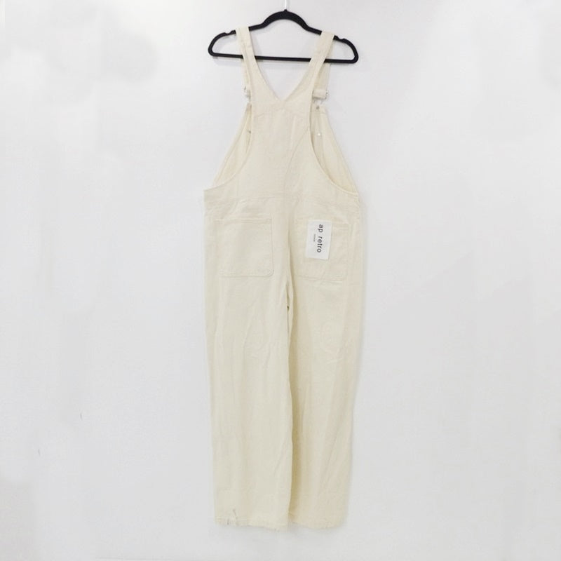 【中古】 WORK ALL オーバーオール SD9435 アイボリー サイズ:S