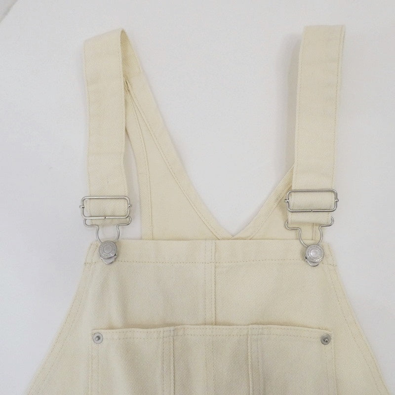 【中古】 WORK ALL オーバーオール SD9435 アイボリー サイズ:S