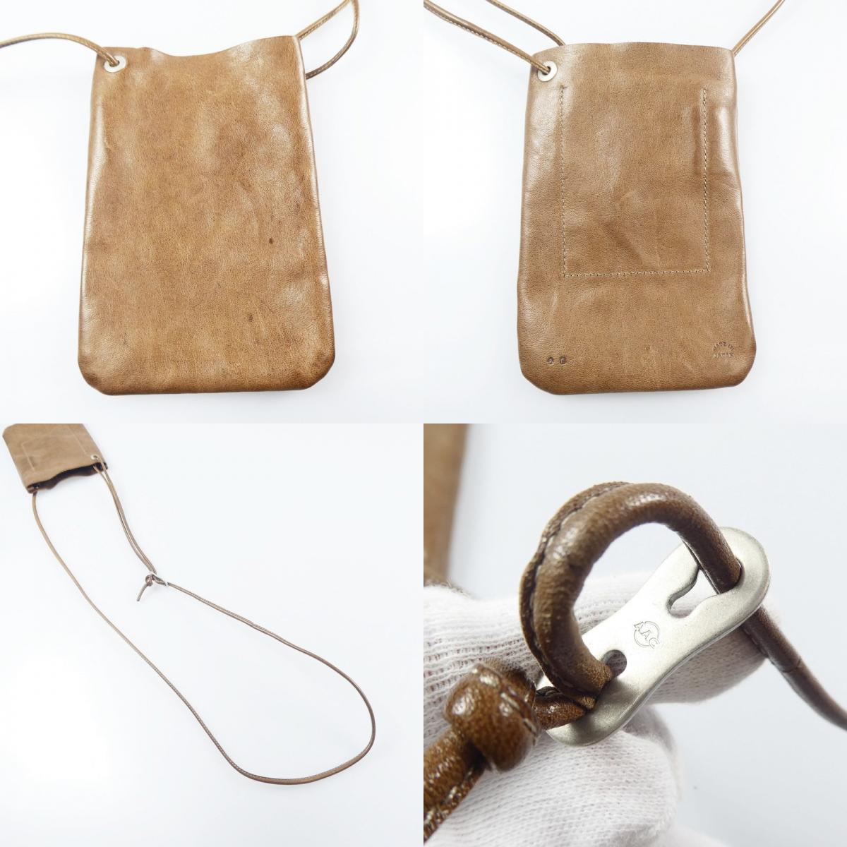 ARTS&CRAFTS | アーツアンドクラフツ FLAT SHOULDER S ショルダーバッグ ブラウン