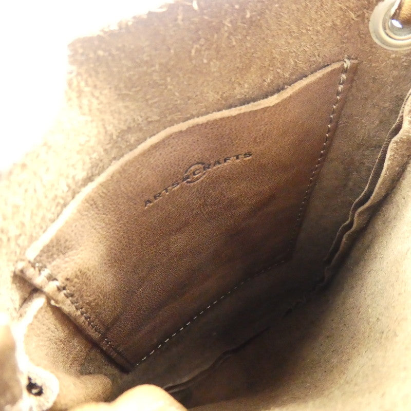 【中古】ARTS&CRAFTS | アーツアンドクラフツ FLAT SHOULDER S ショルダーバッグ ブラウン