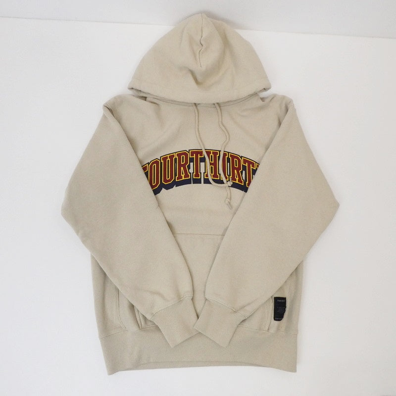 【中古】430 - FOURTHIRTY - | フォーサーティー ARCH COLLAGE P/O PARKA パーカー 22-175 ベージュ