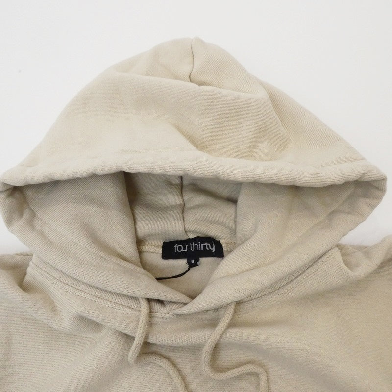 【中古】430 - FOURTHIRTY - | フォーサーティー ARCH COLLAGE P/O PARKA パーカー 22-175 ベージュ