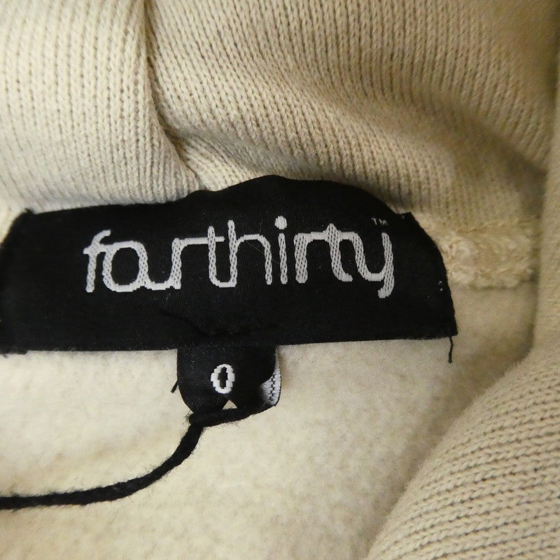 【中古】430 - FOURTHIRTY - | フォーサーティー ARCH COLLAGE P/O PARKA パーカー 22-175 ベージュ