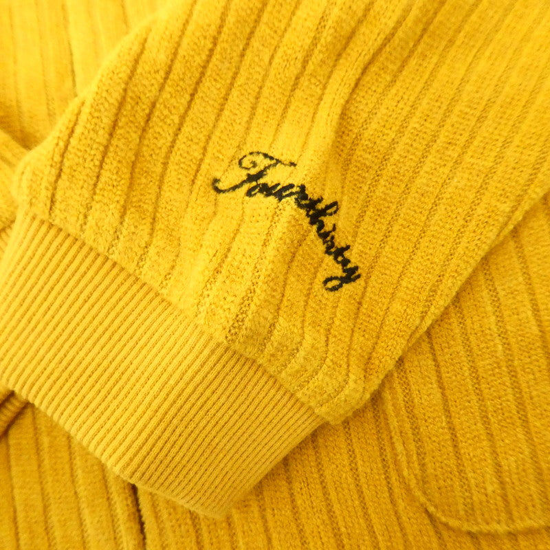 【中古】430 - FOURTHIRTY - | フォーサーティー NB CARDIGAN カーディガン 22-142 イエロー