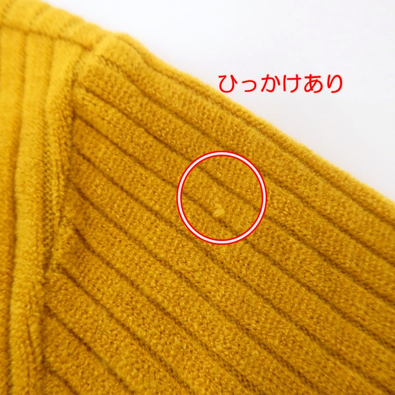 【中古】430 - FOURTHIRTY - | フォーサーティー NB CARDIGAN カーディガン 22-142 イエロー