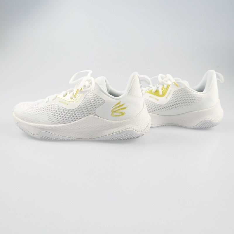 【中古】UNDER ARMOUR | アンダーアーマー CURRY HOVR SPLASH 3 スニーカー 3026275-101 25.5cm ホワイト