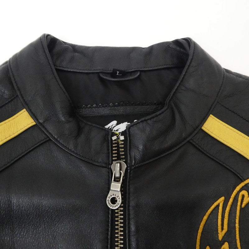 【中古】HARLEY-DAVIDSON | ハーレーダビットソン ライダースジャケット 97008-06VW ブラック