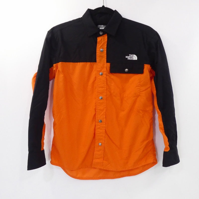 【中古】THE NORTH FACE | ザ・ノースフェイス L/S NUPTSE SHIRT 長袖シャツ NR11961 オレンジ サイズ:XS