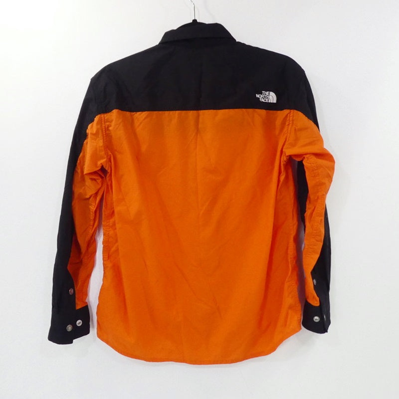 【中古】THE NORTH FACE | ザ・ノースフェイス L/S NUPTSE SHIRT 長袖シャツ NR11961 オレンジ サイズ:XS