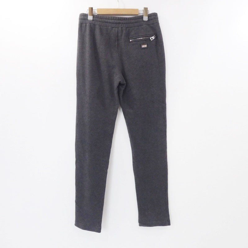 【中古】DOLCE & GABBANA | ドルチェアンドガッバーナ ロゴプレート パンツ G4HXAT/G7ZXD グレー サイズ:44