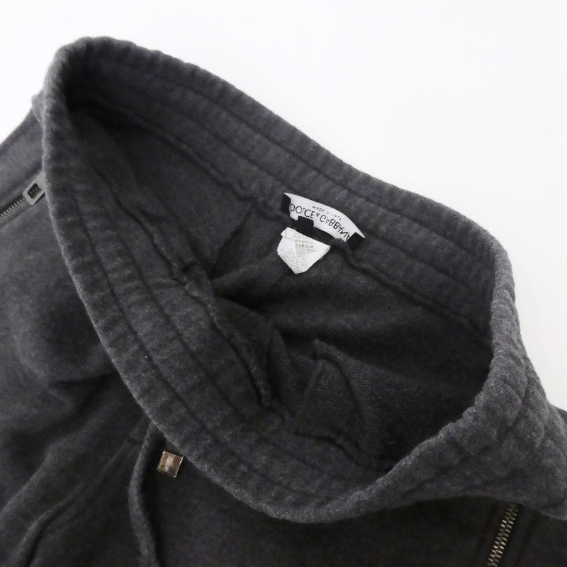 【中古】DOLCE & GABBANA | ドルチェアンドガッバーナ ロゴプレート パンツ G4HXAT/G7ZXD グレー サイズ:44