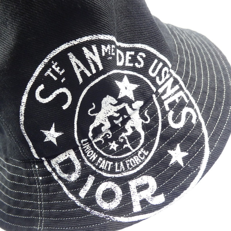 【中古】Christian Dior | クリスチャンディオール DIOR UNION ボブハット ハット 24BTI923E130 ブラック サイズ:58
