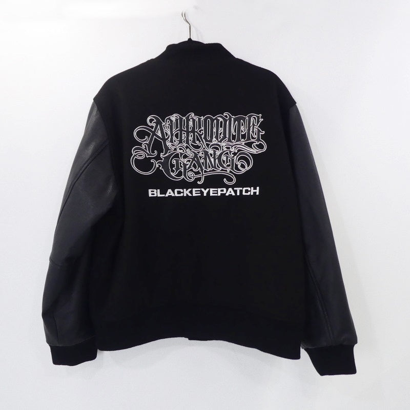 【中古】APHRODITE GANG | アプロディーテギャングアフロディーテギャング AGH VARSITY JACKET スタジャン ブラック サイズ:L