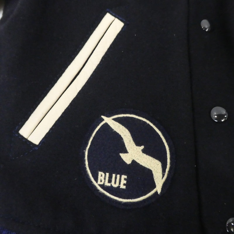 【中古】BLUE BLUE | ブルーブルー BLUE67 スタジャン ネイビー サイズ:1