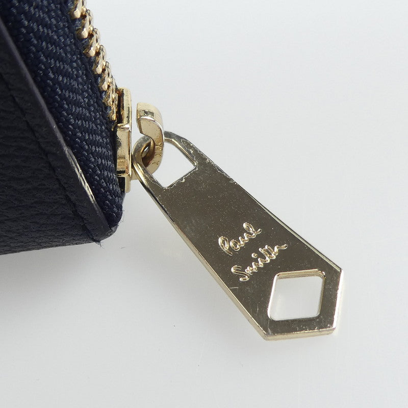 【中古】Paul Smith | ポール・スミス インセットマルチストライプ 長財布 PSC797 ネイビー