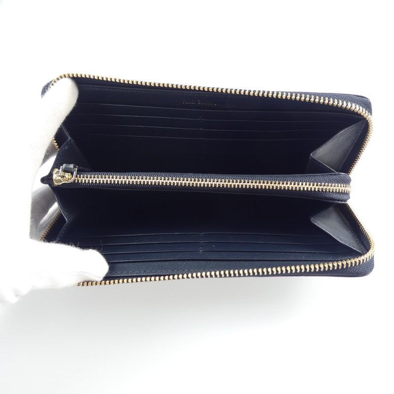 【中古】Paul Smith | ポール・スミス インセットマルチストライプ 長財布 PSC797 ネイビー