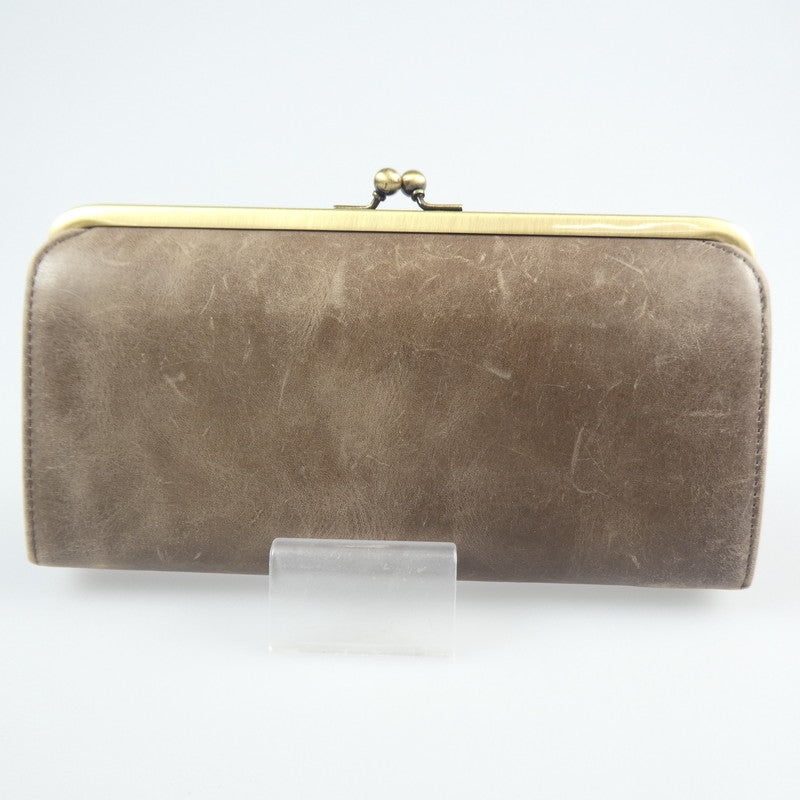 【中古】nafka | ナフカ TUULI 長財布 NFK-72001 ベージュ