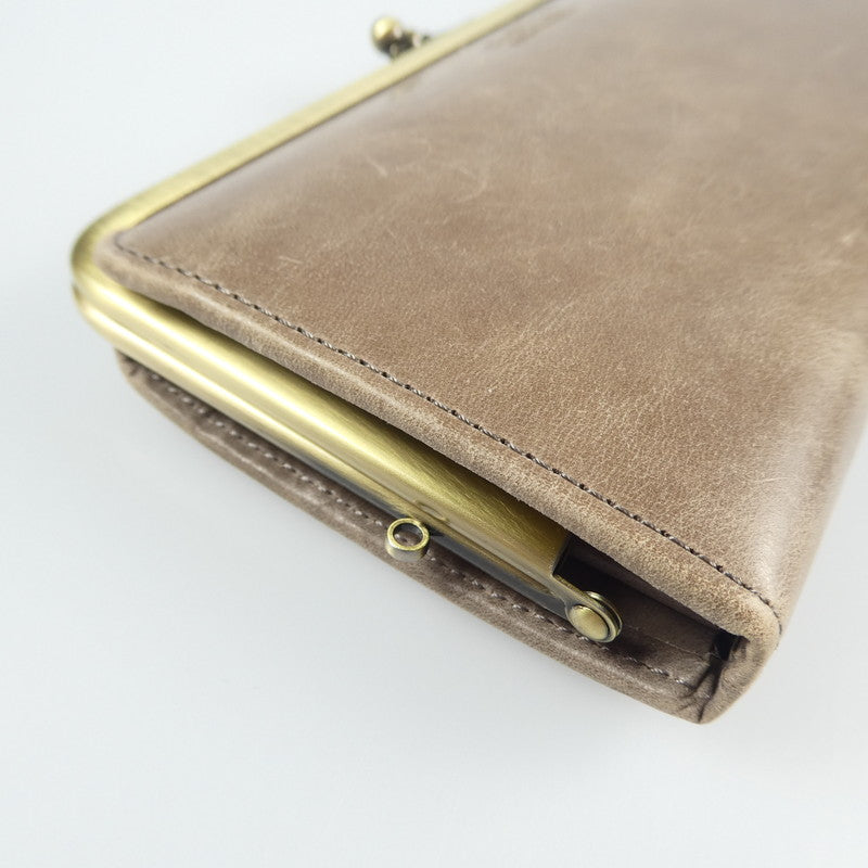 【中古】nafka | ナフカ TUULI 長財布 NFK-72001 ベージュ