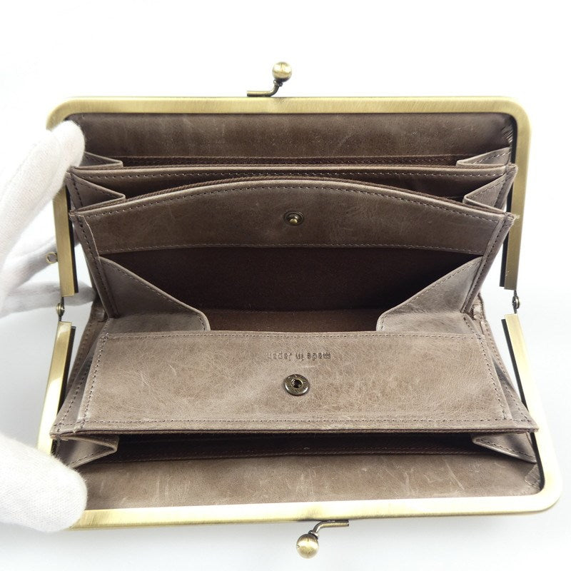 【中古】nafka | ナフカ TUULI 長財布 NFK-72001 ベージュ