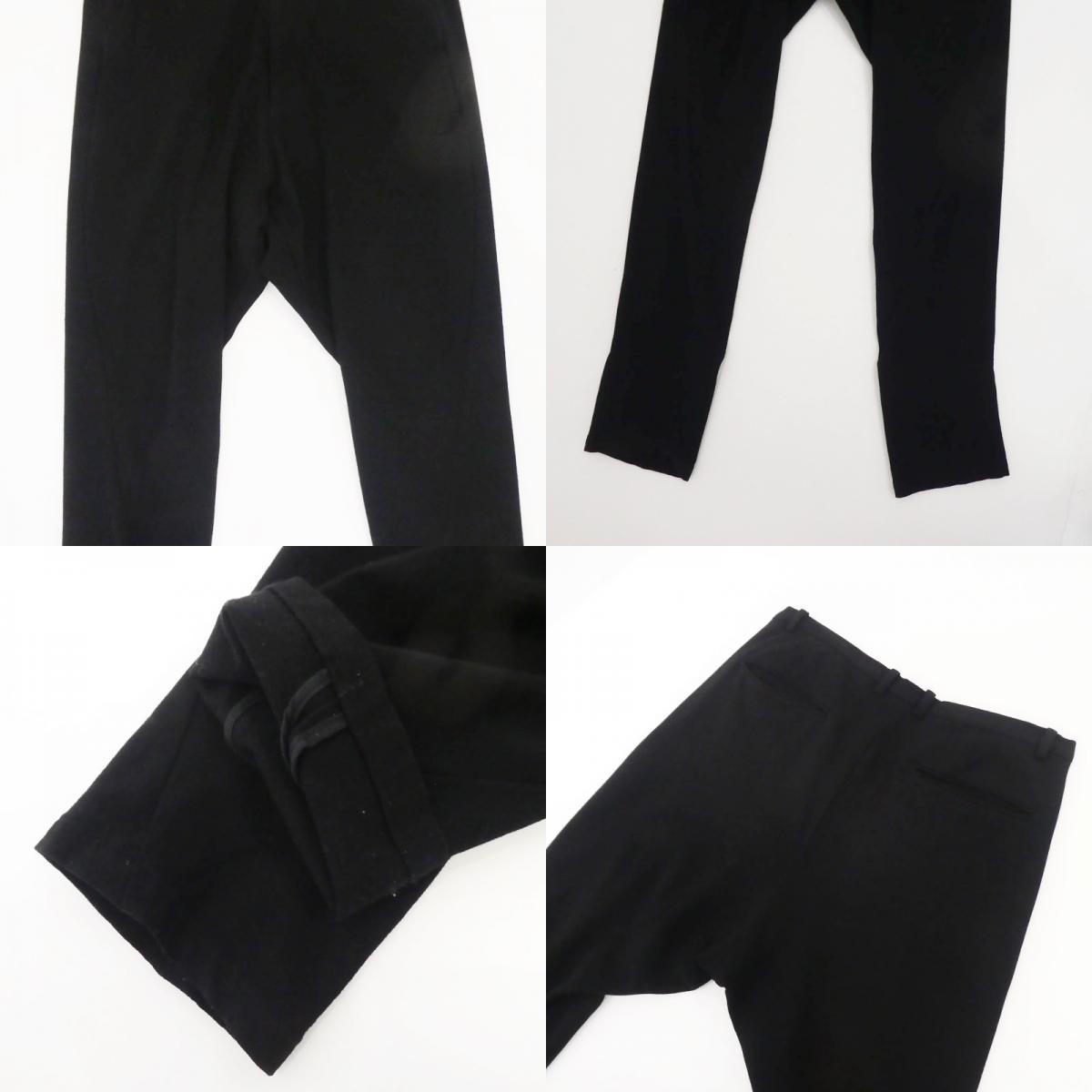 【中古】 CURVE LENGTH PANT パンツ 15012-01-08 ブラック サイズ:44