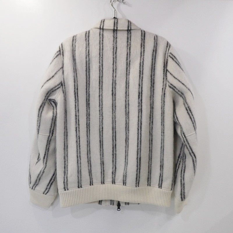 【中古】SATURDAYS NYC | サタデーズ サタデイズ Goose Bomber ブルゾン ホワイト サイズ:M