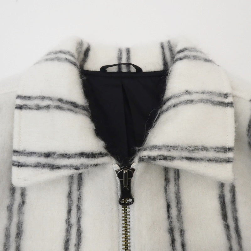 【中古】SATURDAYS NYC | サタデーズ サタデイズ Goose Bomber ブルゾン ホワイト サイズ:M