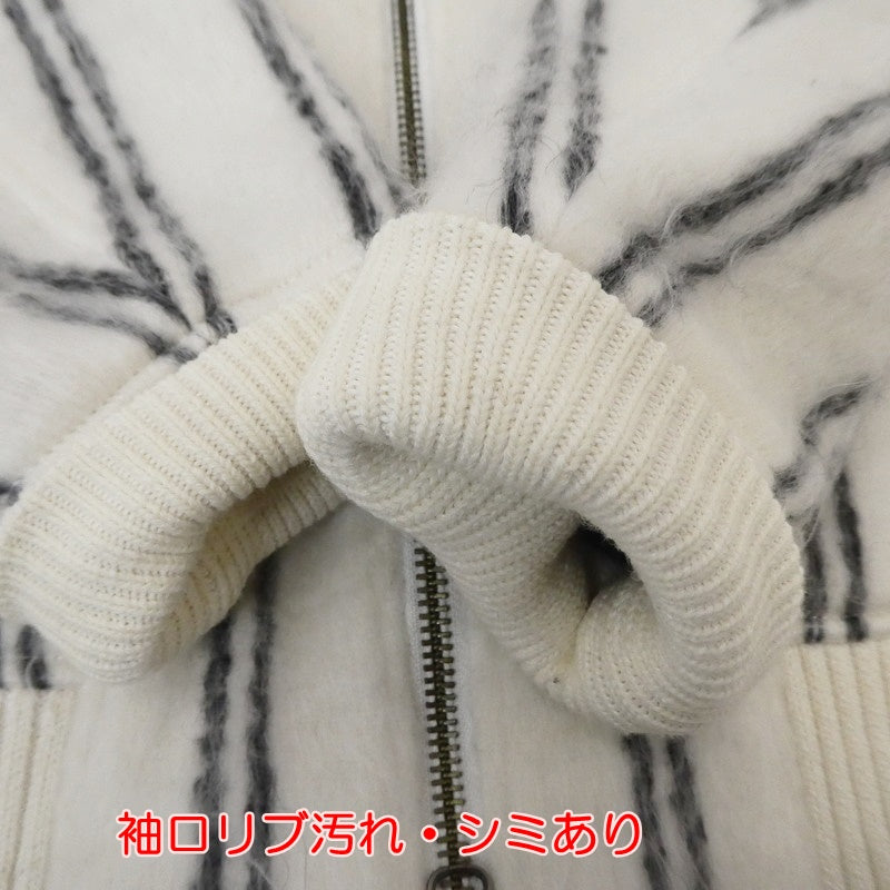 【中古】SATURDAYS NYC | サタデーズ サタデイズ Goose Bomber ブルゾン ホワイト サイズ:M