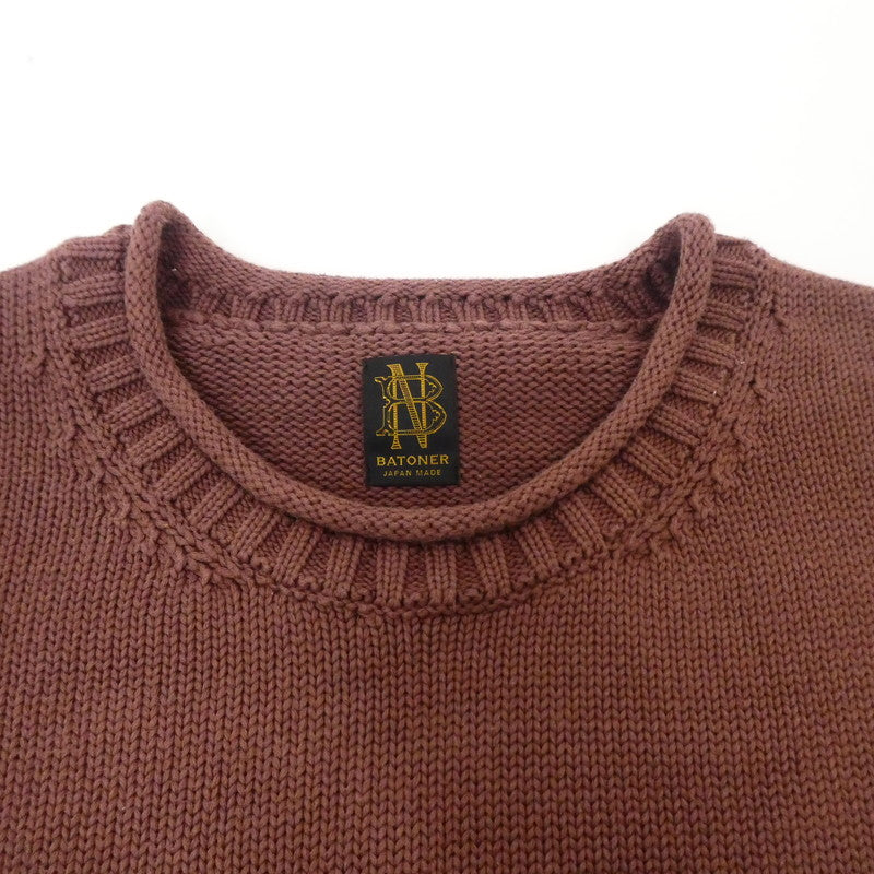 【中古】BATONER | バトナー OPEN-ENDYARN VEST ベスト BN-22SM-008 サイズ:3