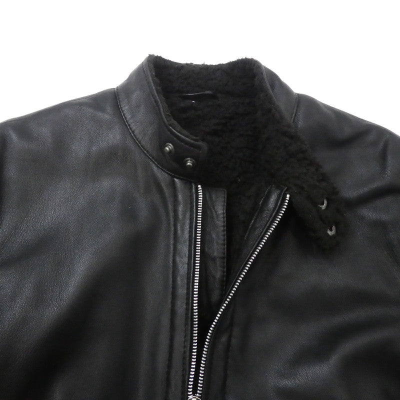【中古】 レザー RLWJ008 ブラック サイズ:XL