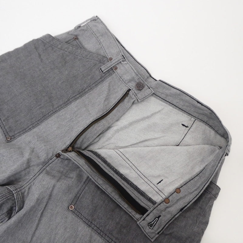 【中古】BROWN by 2-tacs | ブラウンバイツータックス GARDENER SHORTS ショートパンツ B23-P007 グレー サイズ:L