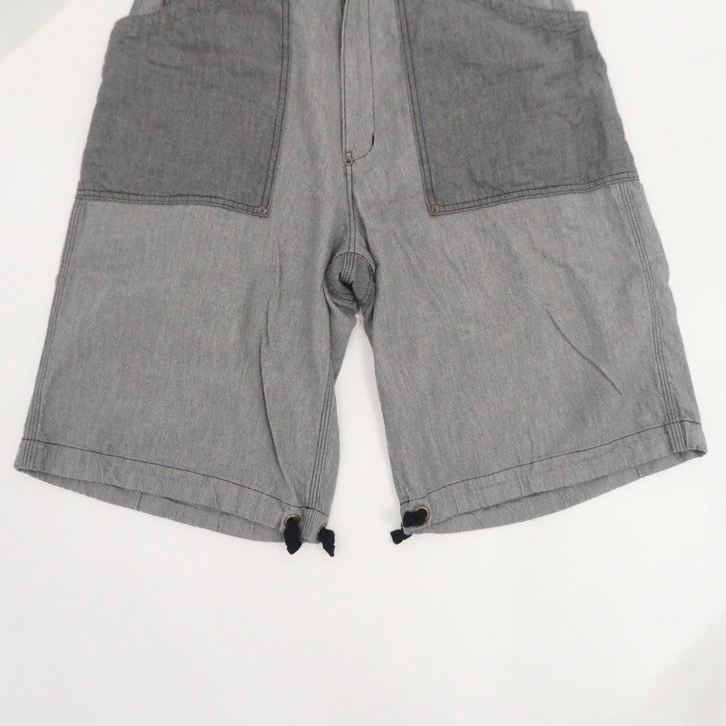 【中古】BROWN by 2-tacs | ブラウンバイツータックス GARDENER SHORTS ショートパンツ B23-P007 グレー サイズ:L