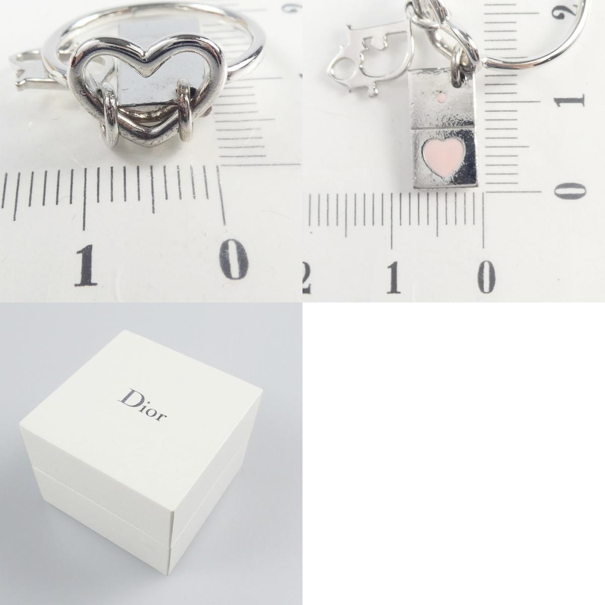【中古】Christian Dior | クリスチャンディオール ハートロゴチャーム リング・指輪